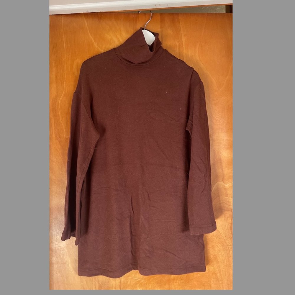 Reformation "Aspen Knit Dress" Brown Sweater Dress